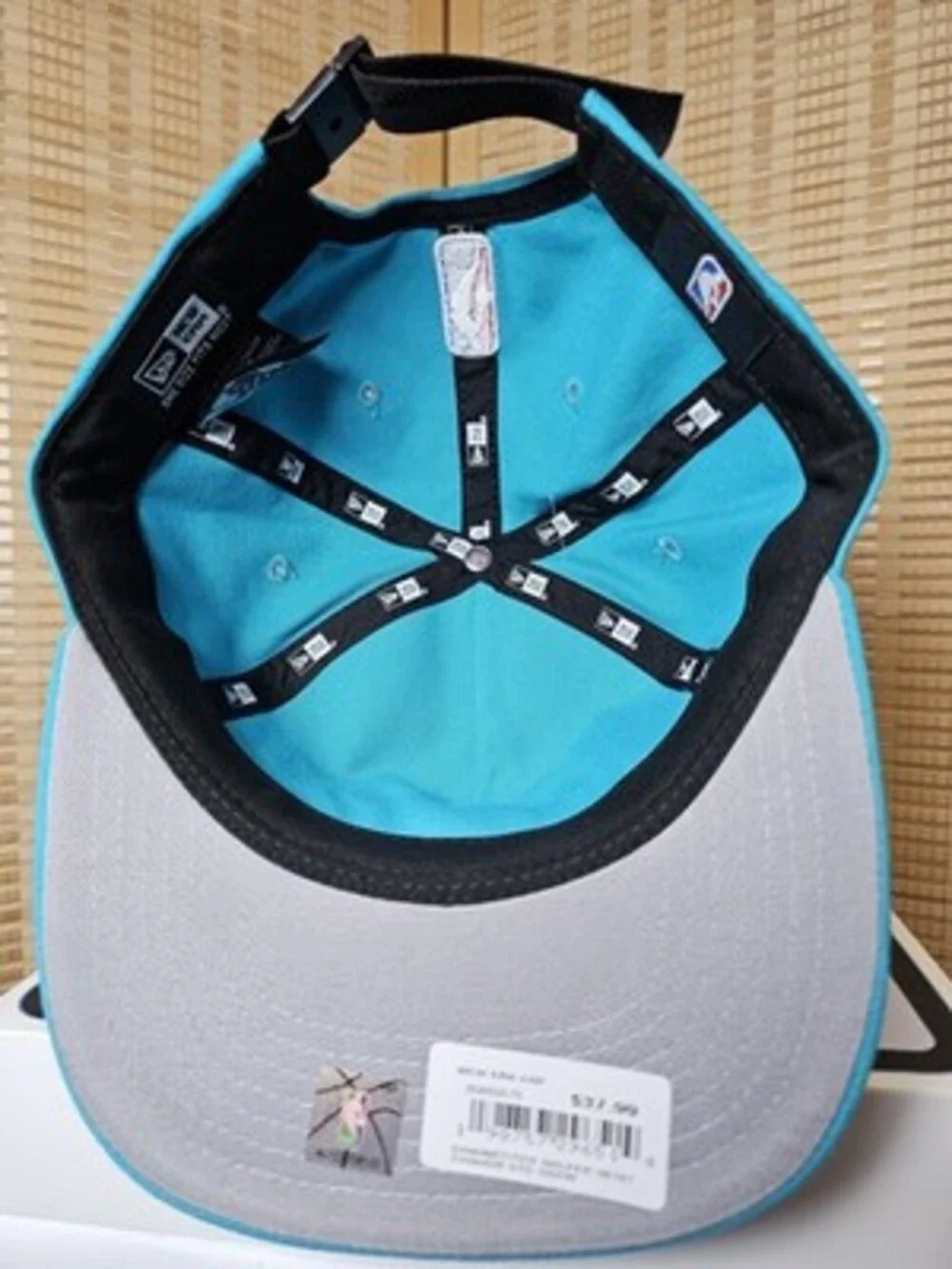 New Era Charlotte Hornets the golfer snapback hat teal adjustable osfm nba nwt